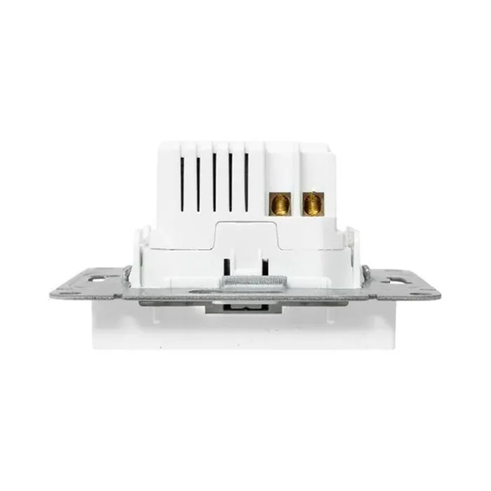 Розетка 2-м СП Эпика USB-C механизм бел. EKF UP1-SOW-2USBC