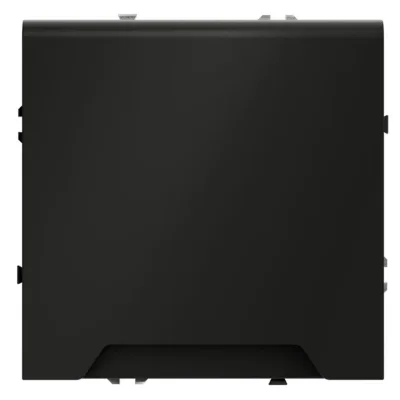 Розетка 1-м СП S70 16А с заземл. защ. шторки + крышка механизм черн. матов. Voltum VLS040308