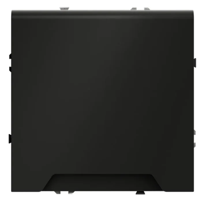 Розетка 1-м СП S70 16А с заземл. защ. шторки + крышка механизм черн. матов. Voltum VLS040308