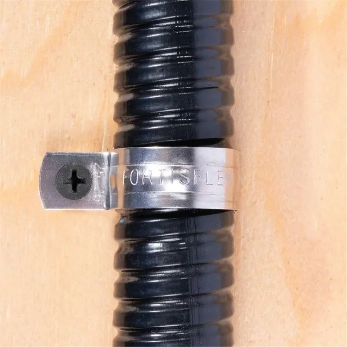 Скоба крепежная однолапковая СМО d10-11мм метал. оцинк. (уп.100шт) Fortisflex 49150