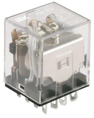 Реле РЭК 77-3 10А 220В AC IEK RRP10-3-10-220A
