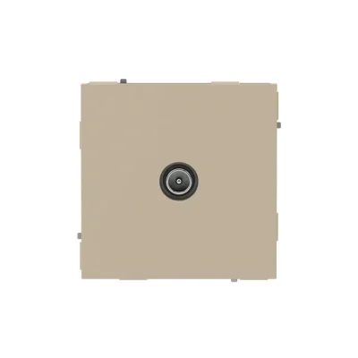 Розетка телевизионная оконечная TV KANT ванильн. марципан DKC 7015523