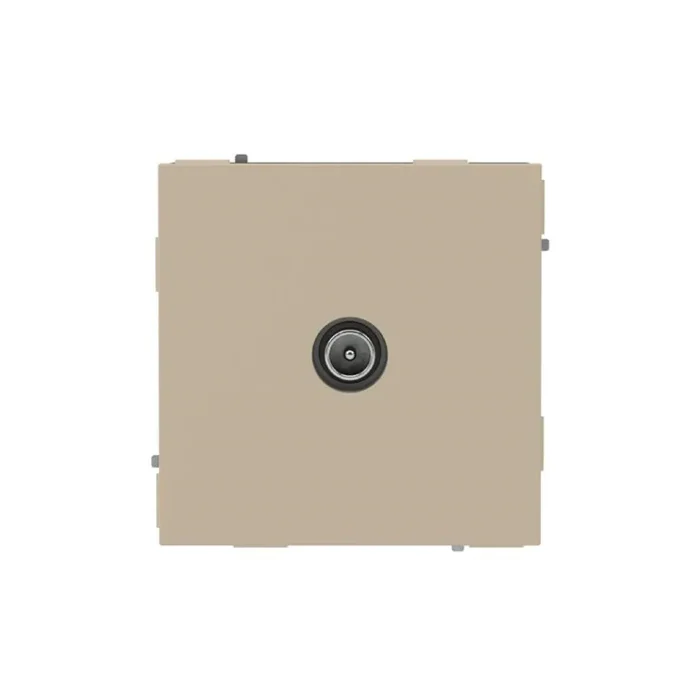 Розетка телевизионная оконечная TV KANT ванильн. марципан DKC 7015523