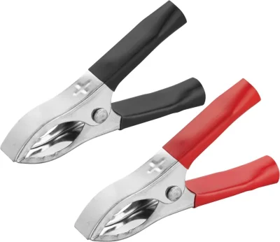 Зажим &amp;quot;крокодил&amp;quot; 30А 80 861 OAC-30A-75-H2 (уп.2шт) ОНЛАЙТ 80861