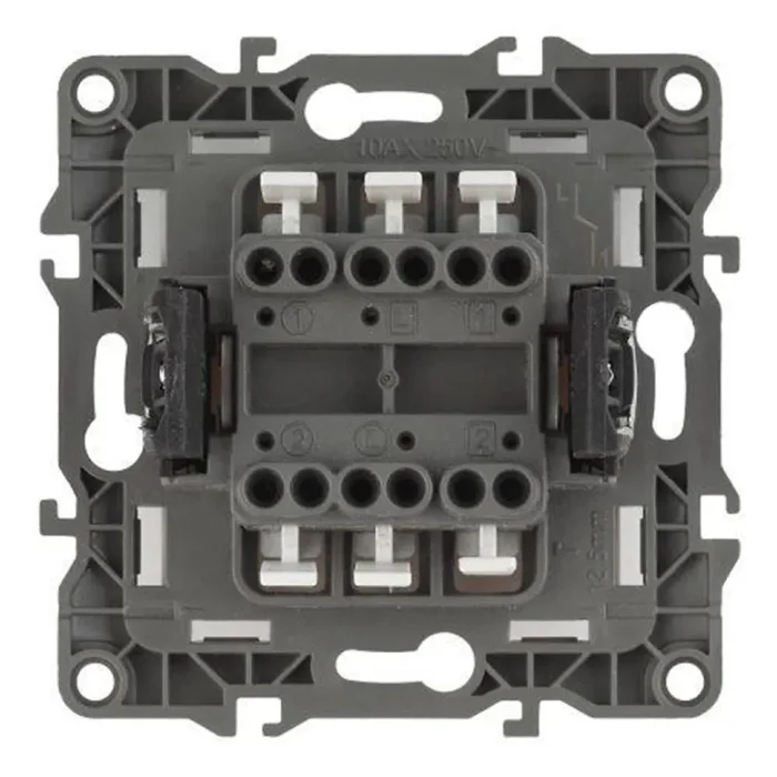 Выключатель 2-кл. СП Эра12 12-1104-01 10А IP20 250В 10AX механизм бел. Эра Б0014645