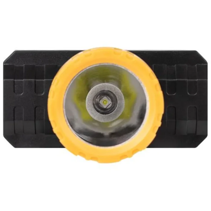 Фонарь светодиодный аккумуляторный налобный GA-802 3Вт 2режима Li-Ion 1500мАч IP40 желт./черн. Эра Б0055349