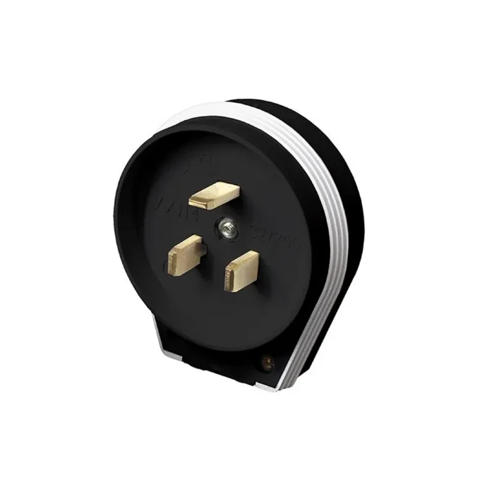 Разъем РШ-ВШ 32А 250В 2P+PE откр. уст. черн. UNIVersal 1234
