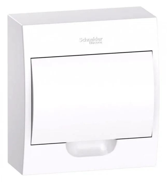 Бокс навесной ОП City9 Box 1 ряд 8мод IP40 IK07 63А 2 клеммы с бел. дверцей SE EZ9E108P2SRU