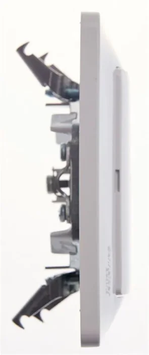 Розетка телевизионная проходная TV 1-м СП Glossa 4дБ механизм бел. SE GSL000192