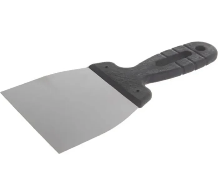 Шпатель пластиковая рукоятка 100мм нерж.cталь Вихрь 73/3/2/18