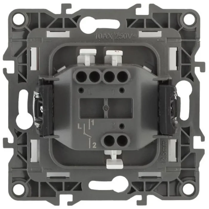 Выключатель 1-кл. СП Эра12 12-1101-01 10А IP20 250В 10AX механизм бел. Эра Б0014621