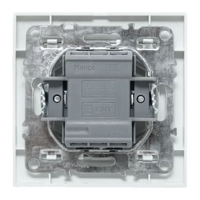 Выключатель 3-кл. СП Минск 10А IP20 бел. Basic EKF ERV10-024-10