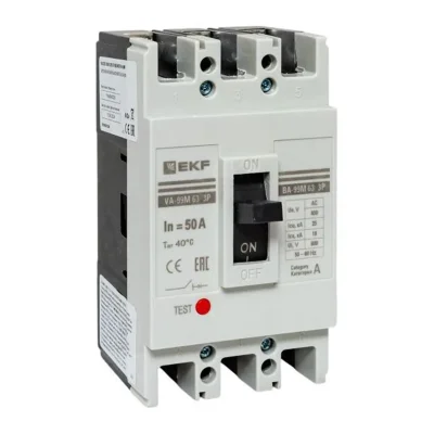 Выключатель автоматический 3п 63/50А 25кА ВА-99М PROxima EKF mccb99-63-50m