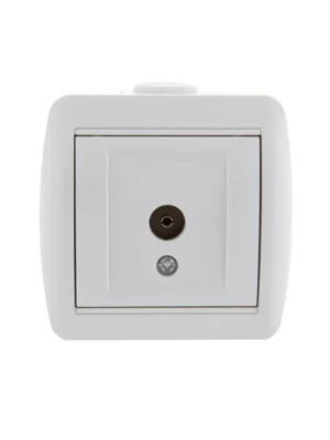 Розетка телевизионная оконечная TV ОП Nata бел. LEZARD 710-0200-130