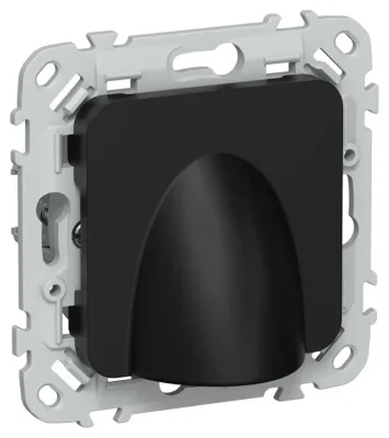 Вывод кабеля СП FLITE КВ-ФлЧ механизм черн. IEK FI-VK10-0-K02