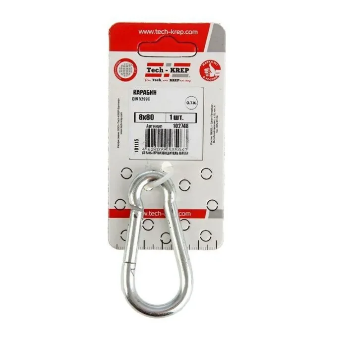 Карабин пожарный М8 DIN 5299 Tech-Krep/Zitar 102748