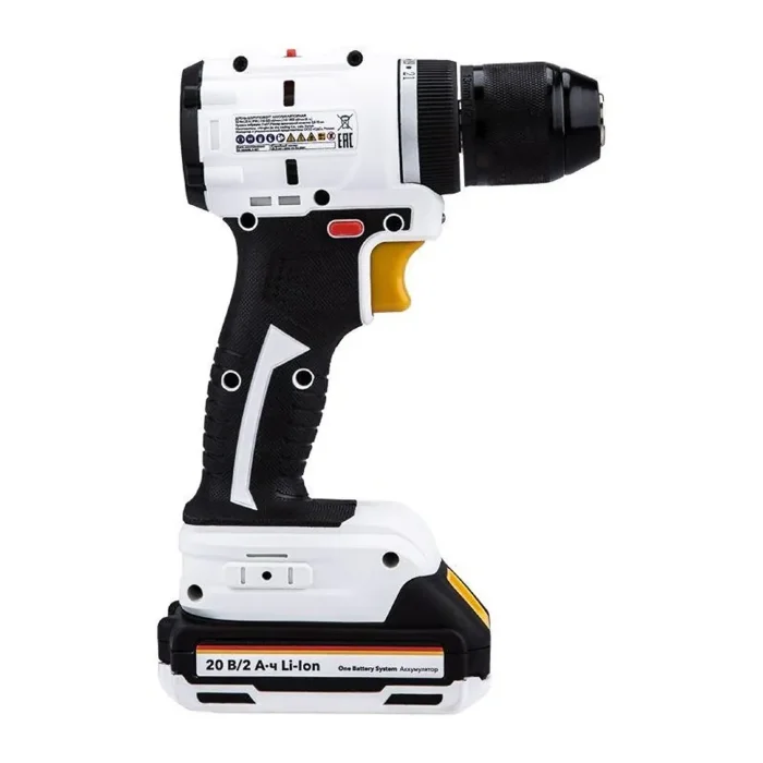 Дрель-шуруповерт аккумуляторная бесщеточная Li-Ion 20В 55Нм (кейс 2 аккум. 2А.ч) Kranz KR-PT-055