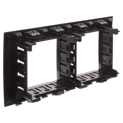 Рамка-суппорт 4мод. Avanti для &quot;In-liner Front&quot; черн. DKC 4402914