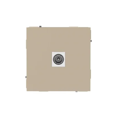 Розетка телевизионная одиночная TV KANT ванильн. марципан DKC 7015503