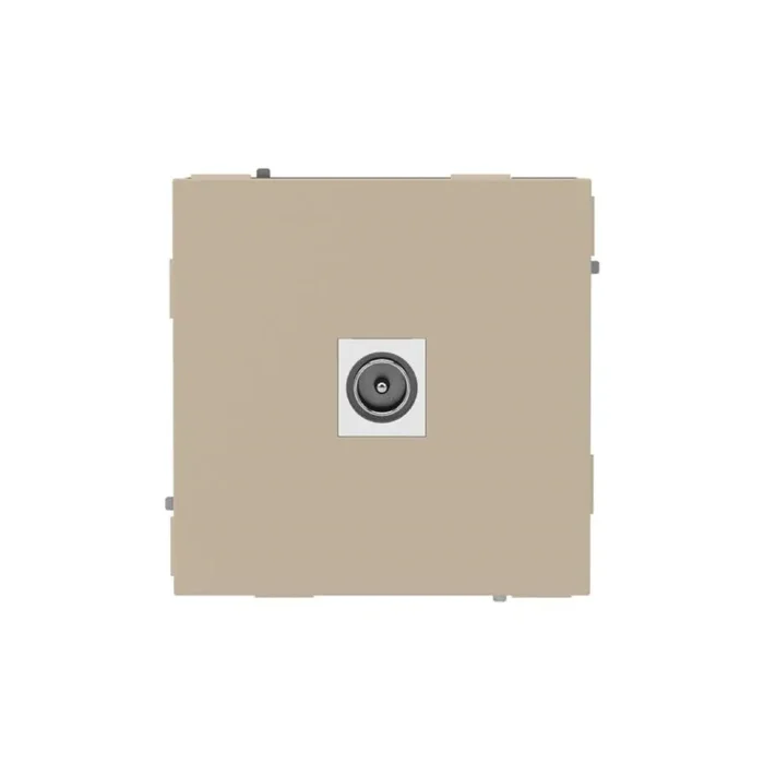 Розетка телевизионная одиночная TV KANT ванильн. марципан DKC 7015503