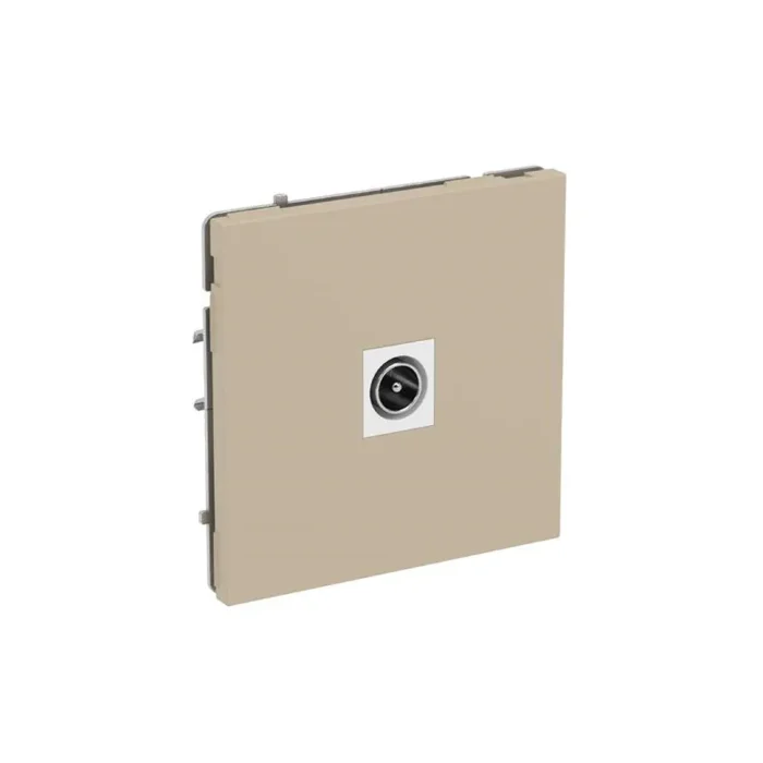 Розетка телевизионная одиночная TV KANT ванильн. марципан DKC 7015503