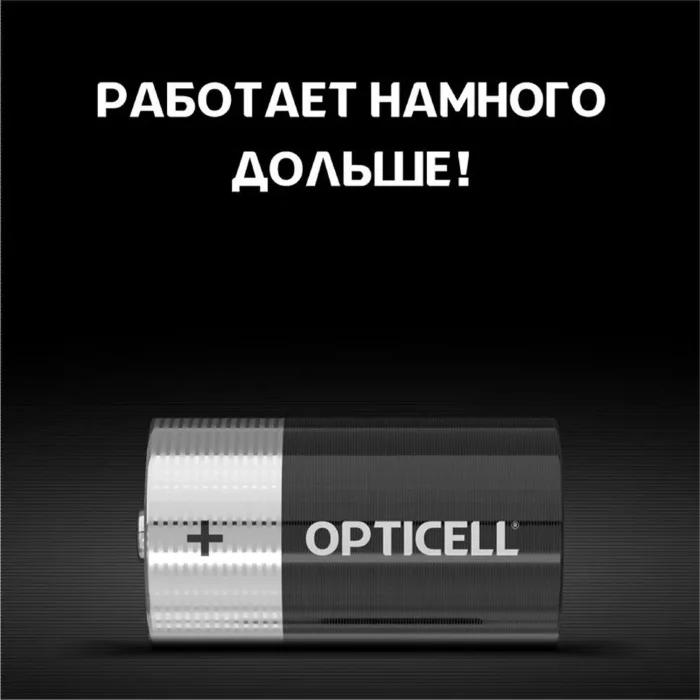Элемент питания алкалиновый D/LR20 1.5В (блист. 2шт) Basic Opticell 5051005/6051005
