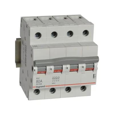 Выключатель-разъединитель 4п 80А RX3 ИЭК Leg 419419