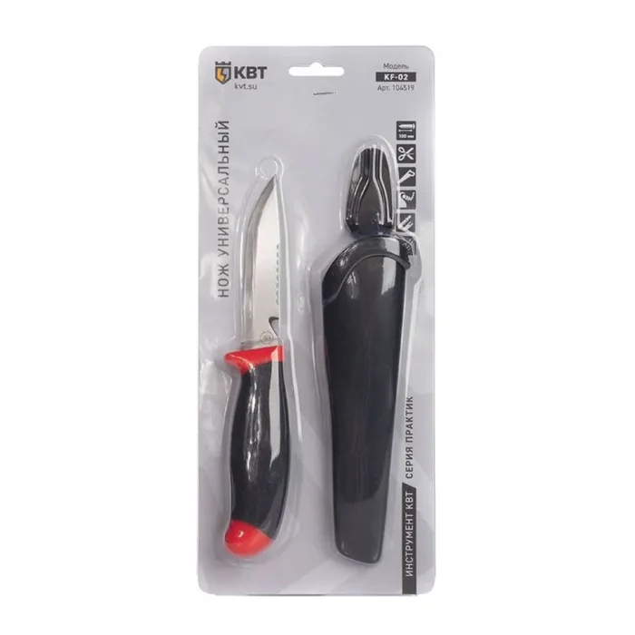 Нож универсальный KF-02 ПРАКТИК КВТ 104519