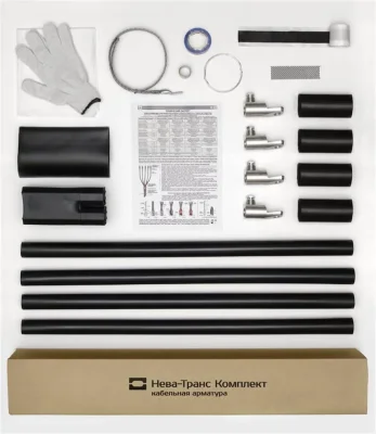 Муфта кабельная концевая 1кВ 1ПКВ(Н)ТпбНнг-LS-4х(150-240) с болтов. наконечн. Нева-Транс Комплект 22040084