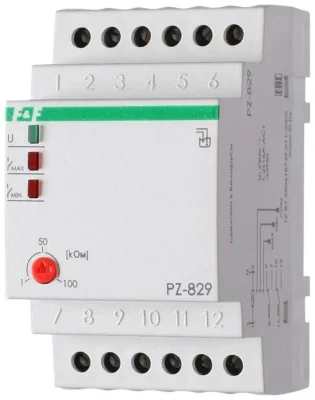 Реле уровня PZ-829 (двухуровневый монтаж на DIN-рейке 35мм 230В AC 2х16А 2перкл. IP20) F&amp;F EA08.001.002