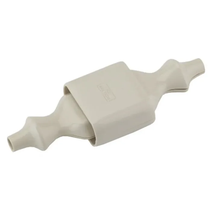 Розетка кабельная R2 6А без заземл. с кольцом прямой ввод (10/200/7200) бел. ЭРА Б0019185