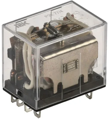 Реле РЭК 77-4 10А 24В AC IEK RRP10-4-10-024A