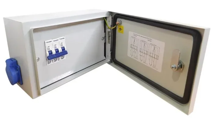 Ящик с понижающим трансформатором ЯТП 0.25 230/12 (3 авт. выкл.) IP54 TOKOV ELECTRIC TKE-TT13-12-250-54
