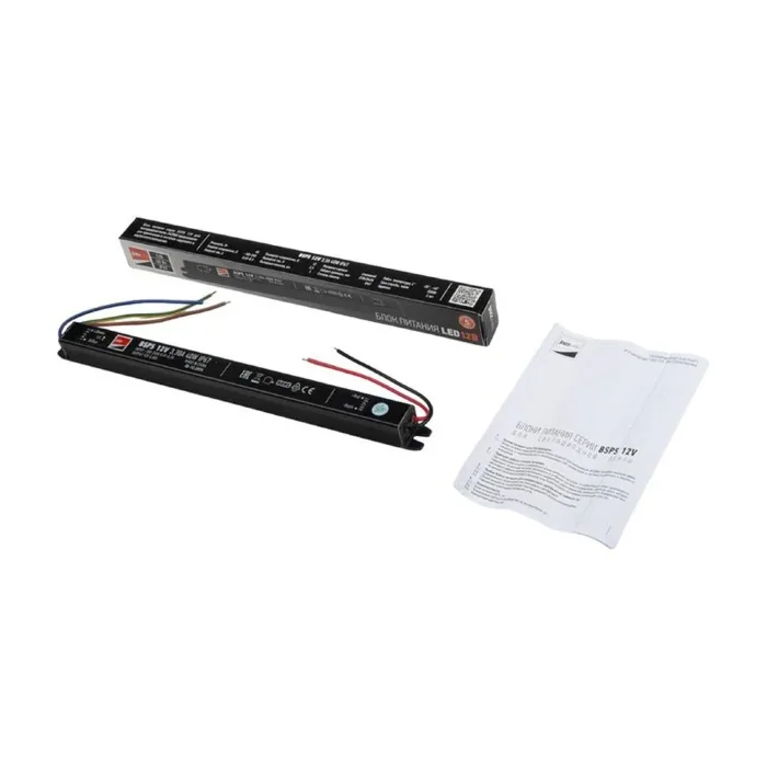 Блок питания для светодиодной ленты 40Вт 3.3А 12В IP67 BSPS влагозащ. метал. JazzWay 3329266A