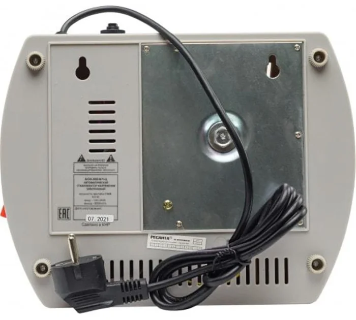 Стабилизатор напряжения АСН-500 Н/1-Ц 1ф 0.5кВт настен. с розеткой IP20 релейный Ресанта 63/6/9