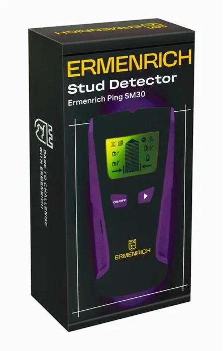 Детектор проводки Ping SM30 фиолет. Ermenrich 83835