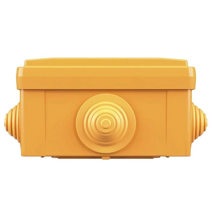 Коробка ответвительная FS 100х100х50мм IP55 5п 450В 20А 10кв.мм с кабельными вводами и клеммниками пластик. DKC FSB11510