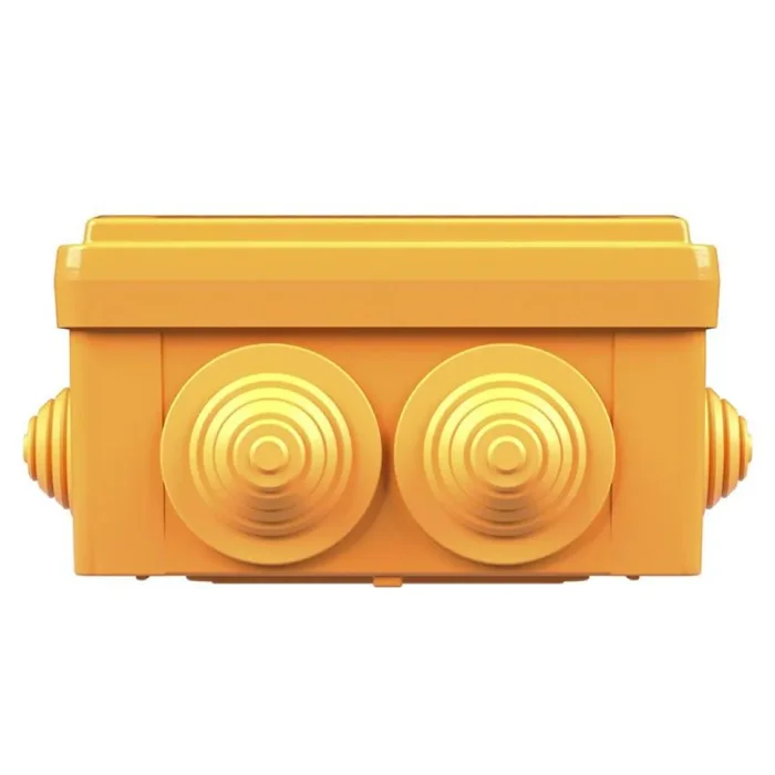 Коробка ответвительная FS 100х100х50мм IP55 5п 450В 20А 10кв.мм с кабельными вводами и клеммниками пластик. DKC FSB11510