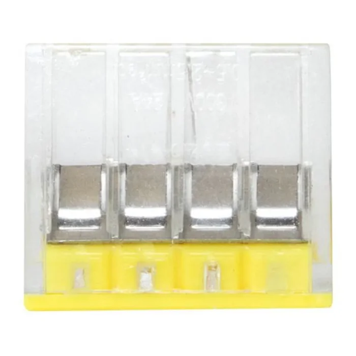 Клемма строительно-монтажная СМК 2273-244 4-проводная 0.5-2.5кв.мм с пастой (уп.100шт) PROxima EKF plc-smk-2273-244