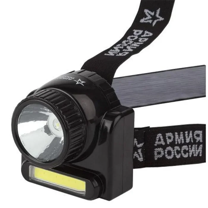 Фонарь светодиодный налобный аккумуляторный GA-501 АР "Гранит" 3ВтCOB+3ВтLED ближний и дальний свет (картон. упак.) Эра Б0030185