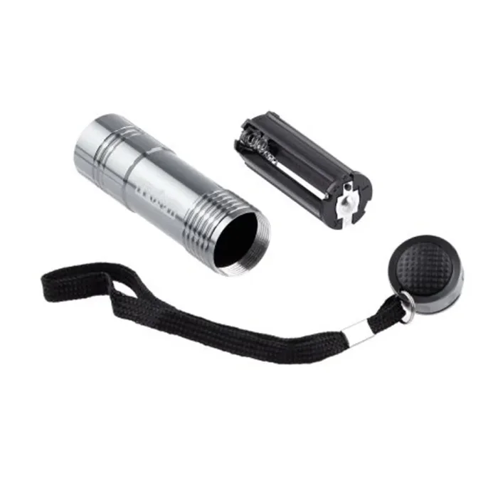 Фонарь ручной TM9 9LED алюм. элементы питания 3хAAA (не в компл.) (картон. упак.) Трофи Б0002225