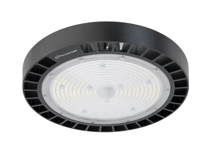 Светильник светодиодный ДСП IB 10 S 150W W 850 BK D298xH112мм 150Вт 5000К IP65 High Bay подвес черн. Русский Свет 16091023049