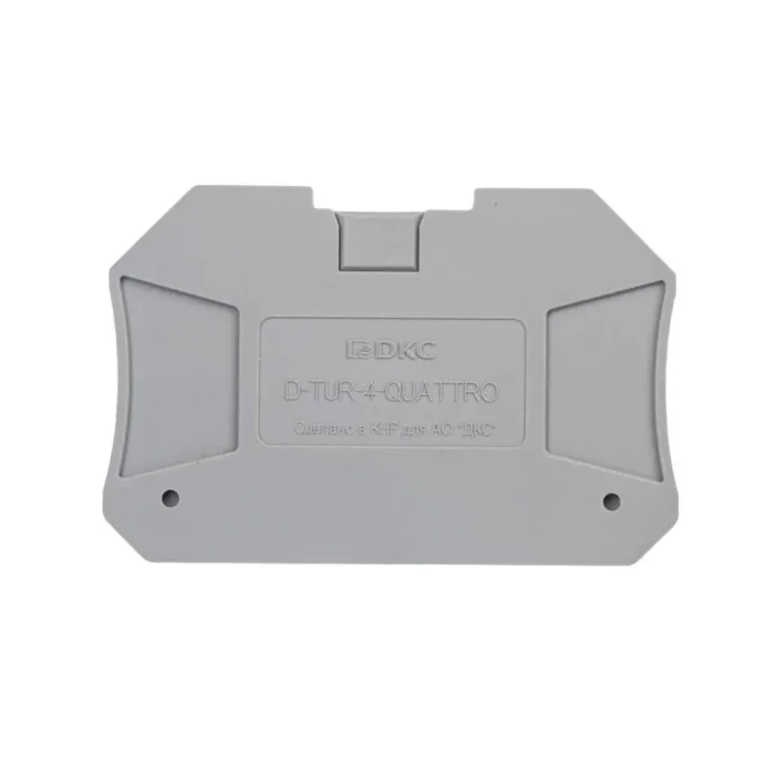 Изолятор торцевой для клемм TUR-2.5-QUATTRO (уп.100шт) DKC D-TUR-2.5-QUATTRO