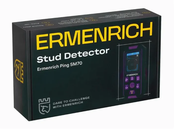 Детектор скрытой проводки Ping SM70 фиолет. Ermenrich 83841