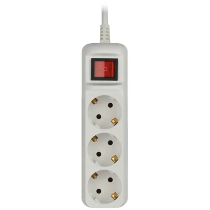 Удлинитель 3х3м с заземл. 10А IP20 UX-3es-3m ПВС 3х0.75 с выкл. Эра Б0035751