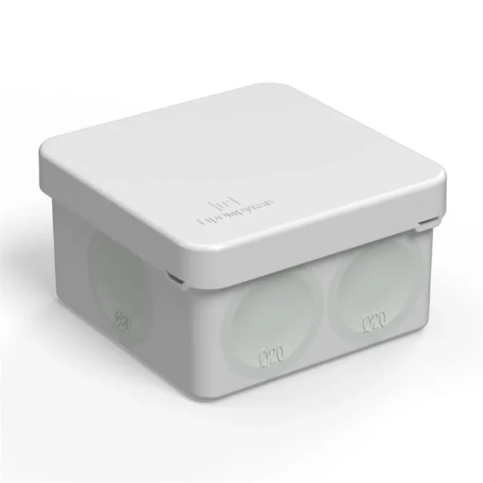 Коробка распределительная ОП для прямого монтажа двухкомпонентн. безгалогенная (HF) 70х70х40 Промрукав 60-0200