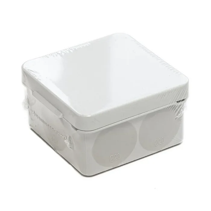 Коробка распределительная ОП для прямого монтажа двухкомпонентн. безгалогенная (HF) 70х70х40 Промрукав 60-0200