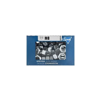 Гайка шестигранная М8 DIN 934 оцинк. (уп.100шт) Tech-Krep/Zitar 105248