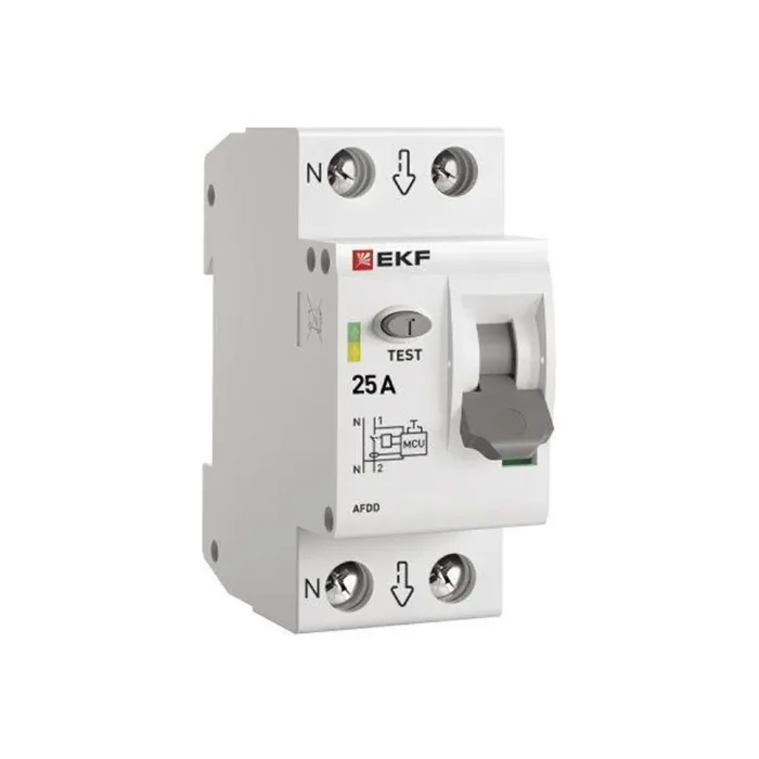 Устройство защиты от дугового пробоя (УЗДП) 1P+N 25А PROxima EKF afdd-2-25-pro