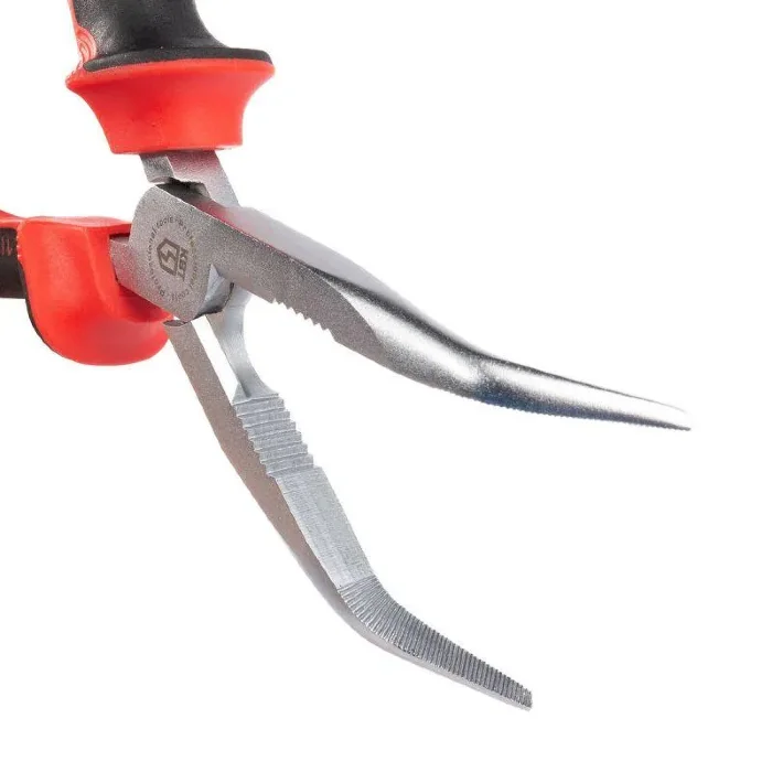 Длинногубцы изогнутые диэлектрические "Стандарт" 200мм КВТ 60473